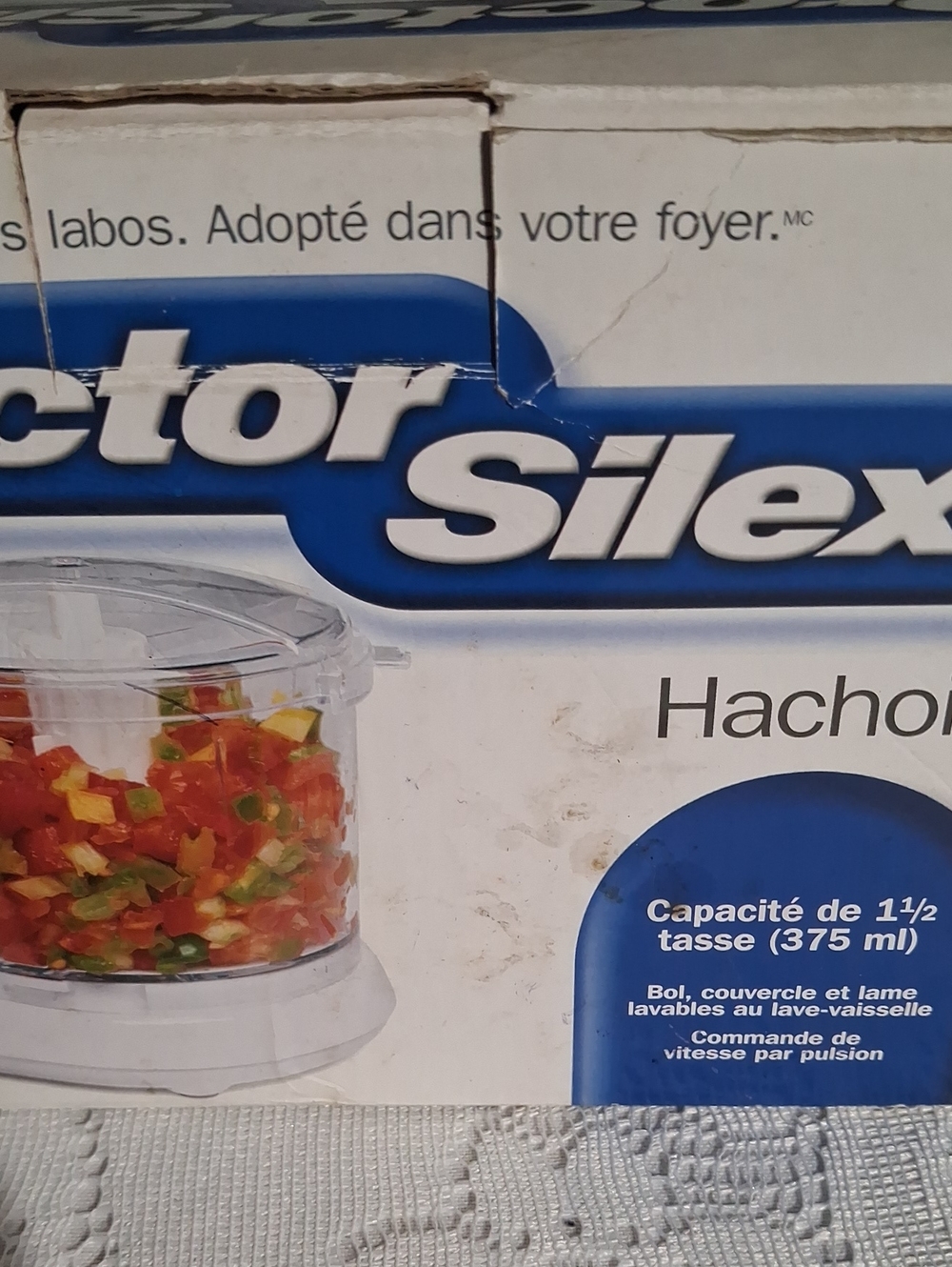 Silex White Mini Food Chopper - Compact Electric Chopper